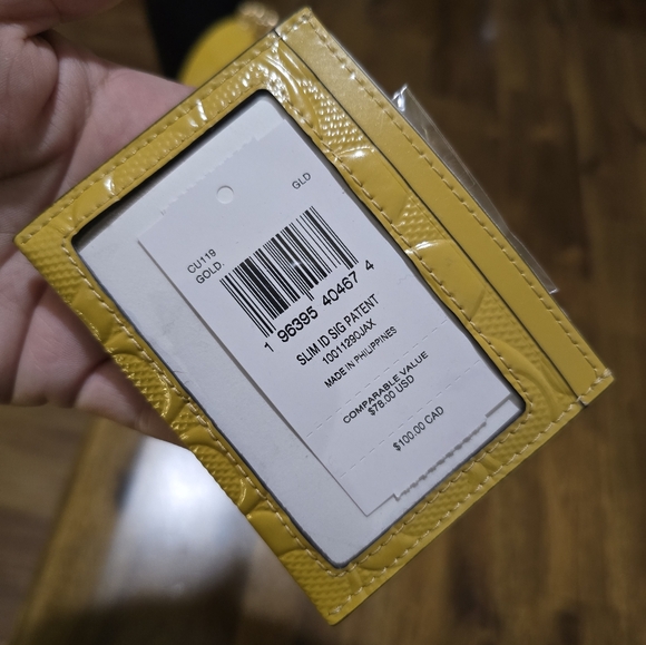 Coach handbag with matching card holder wallet - Picture 10 of 11